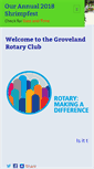 Mobile Screenshot of grovelandrotary.org